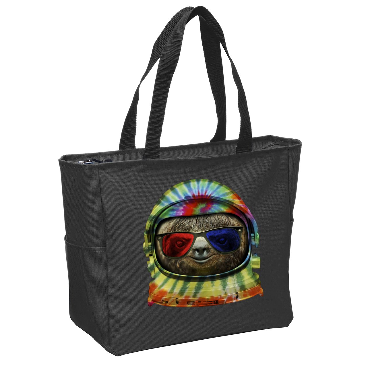 Sloth Astronaut 3D Zip Tote Bag