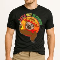 Sloth Cinco De Mayo Let's Get Slothed Cooling Performance Crew T-Shirt