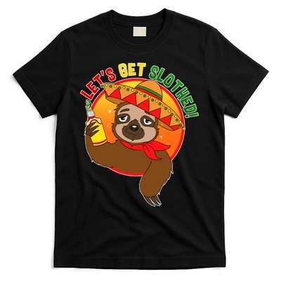 Sloth Cinco De Mayo Let's Get Slothed T-Shirt