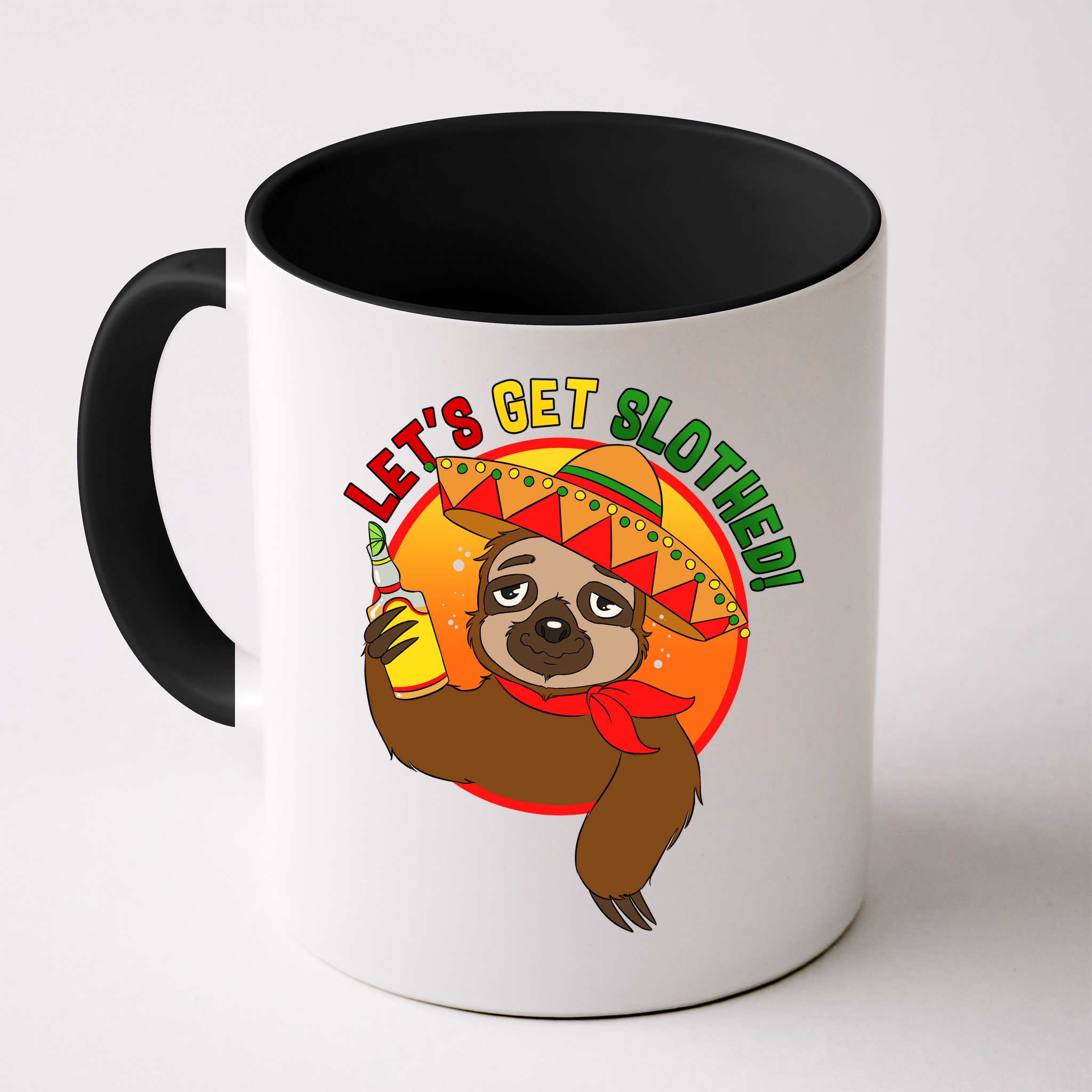 Sloth Cinco De Mayo Let's Get Slothed Mug