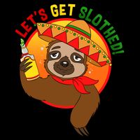 Sloth Cinco De Mayo Let's Get Slothed Mug