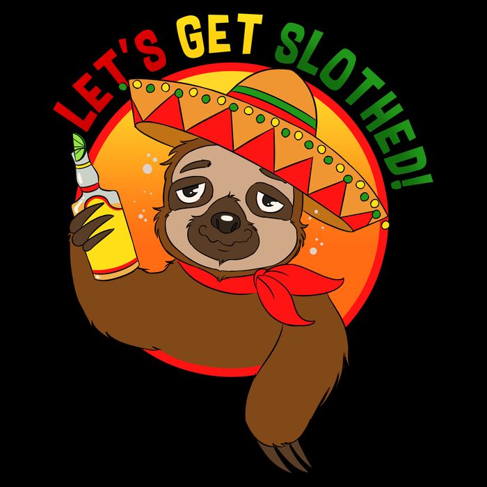 Sloth Cinco De Mayo Let's Get Slothed Mug