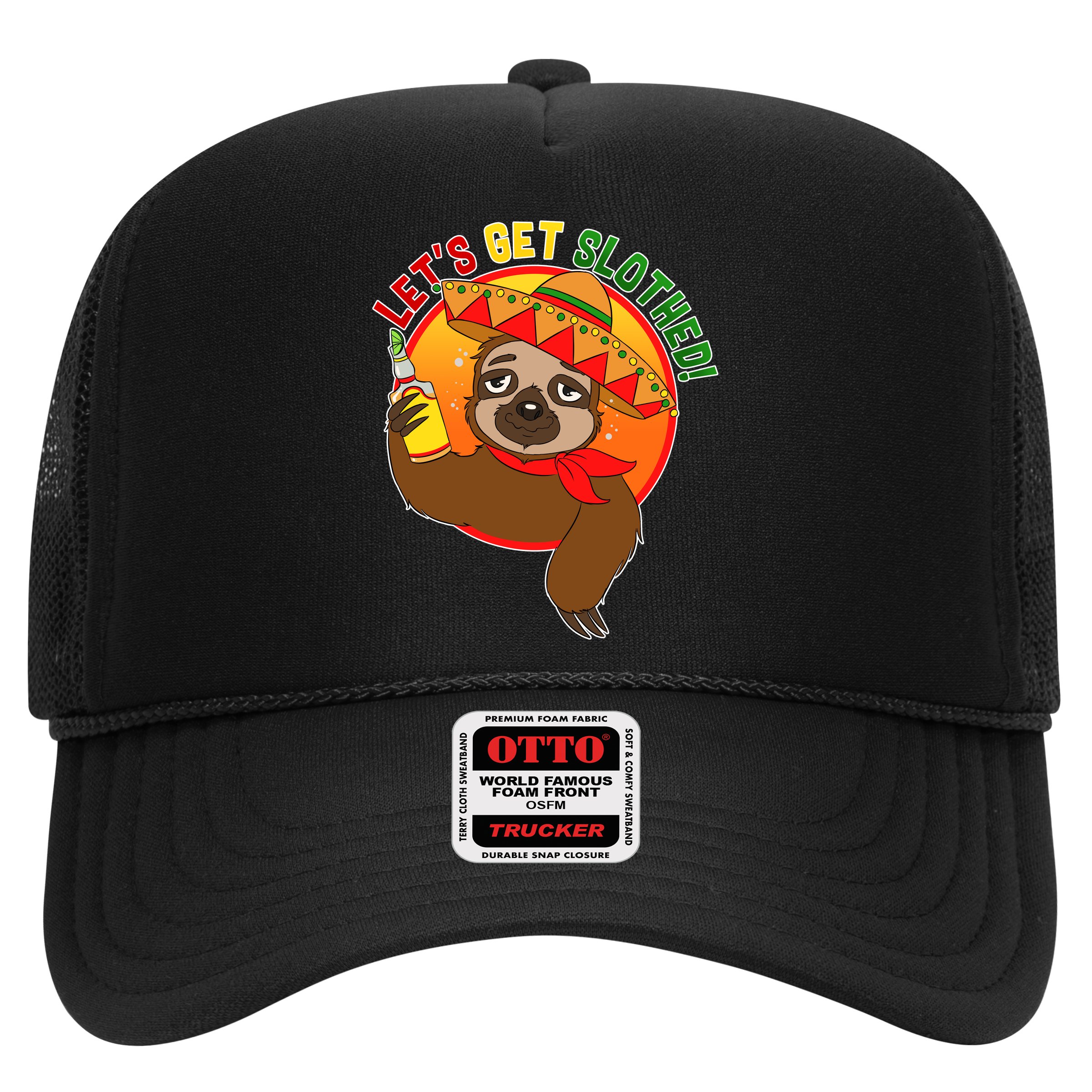 Sloth Cinco De Mayo Let's Get Slothed Hat