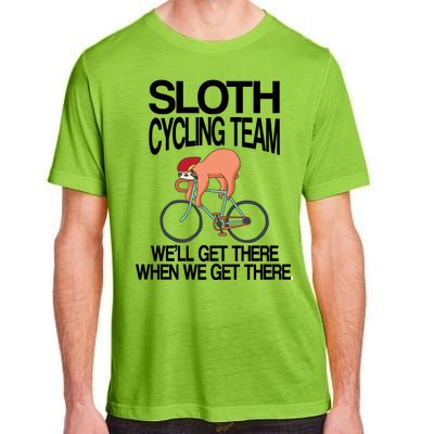 Sloth Cycling Team Adult ChromaSoft Performance T-Shirt