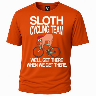 Sloth Cycling Team Cooling Performance Crew T-Shirt