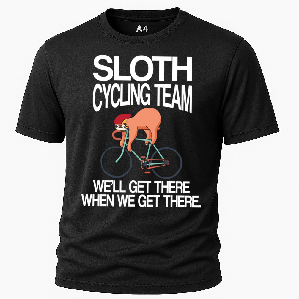 Sloth Cycling Team Cooling Performance Crew T-Shirt