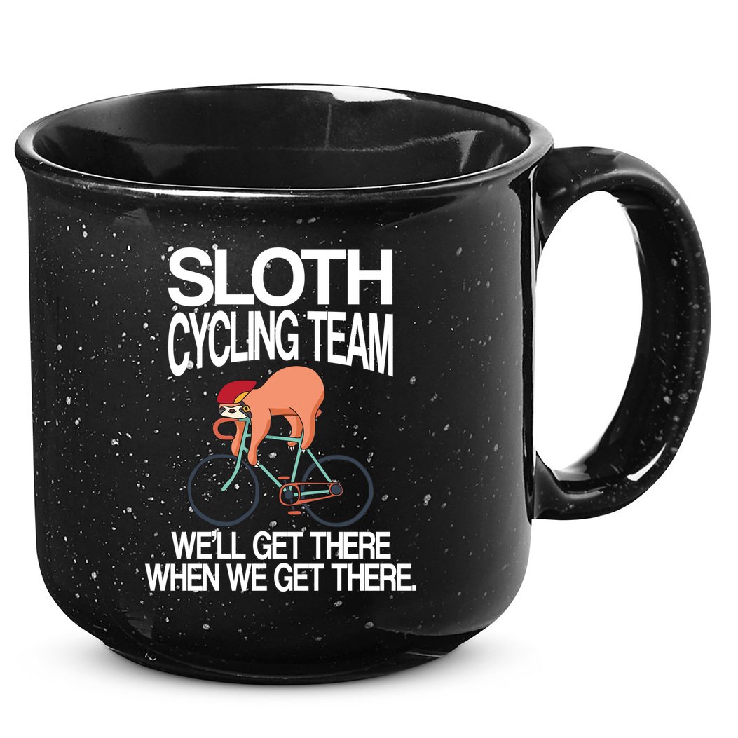 Sloth Cycling Team 15oz Campfire Ceramic Mug