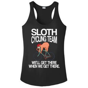 Sloth Cycling Team Ladies PosiCharge Competitor Racerback Tank