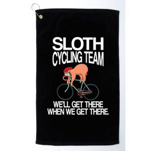 Sloth Cycling Team Platinum Collection Golf Towel