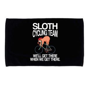 Sloth Cycling Team Microfiber Hand Towel