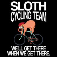 Sloth Cycling Team Cropped Pullover Crew