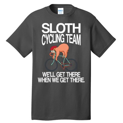 Sloth Cycling Team Tall T-Shirt