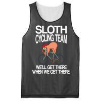 Sloth Cycling Team Mesh Reversible Basketball Jersey Tank