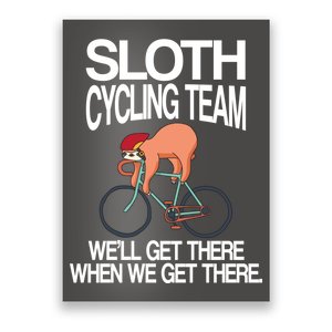 Sloth Cycling Team Poster