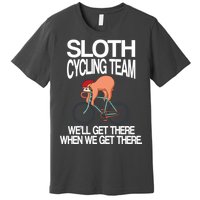 Sloth Cycling Team Premium T-Shirt