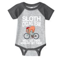 Sloth Cycling Team Infant Baby Jersey Bodysuit