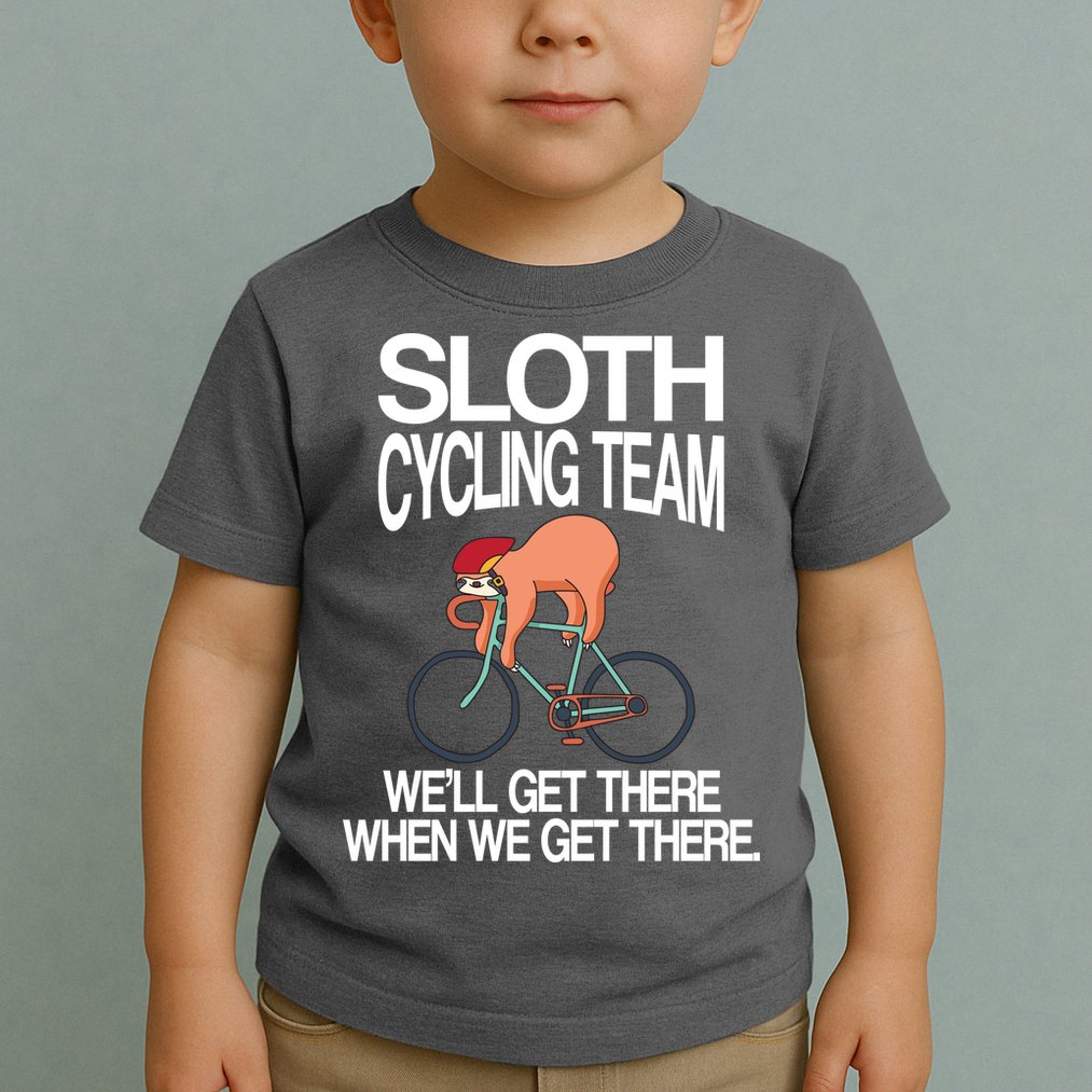 Sloth Cycling Team Toddler T-Shirt