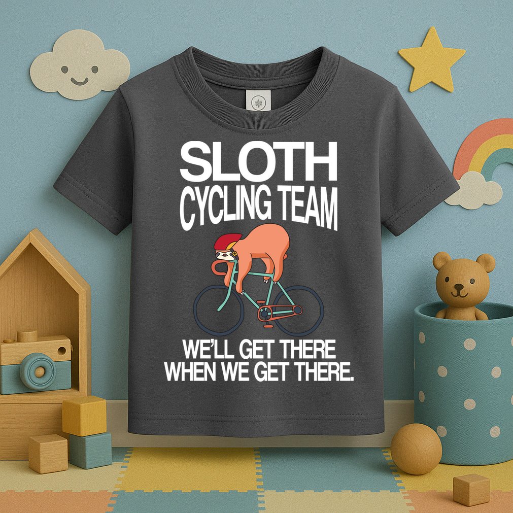 Sloth Cycling Team Toddler T-Shirt