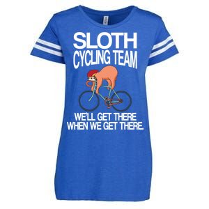 Sloth Cycling Team Enza Ladies Jersey Football T-Shirt