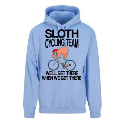 Sloth Cycling Team Unisex Surf Hoodie