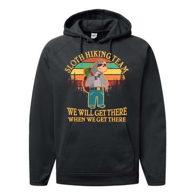 Sloth Hiking Team Performance Fleece Hoodie