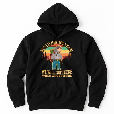 Sloth Hiking Team Hoodie
