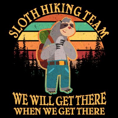 Sloth Hiking Team T-Shirt