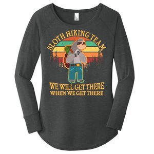 Sloth Hiking Team Women's Perfect Tri Tunic Long Sleeve Shirt