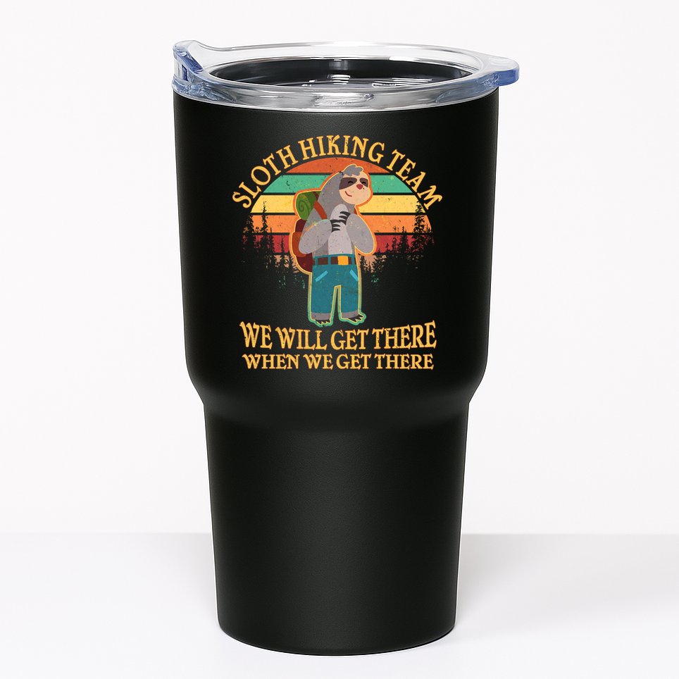 Sloth Hiking Team Tumbler
