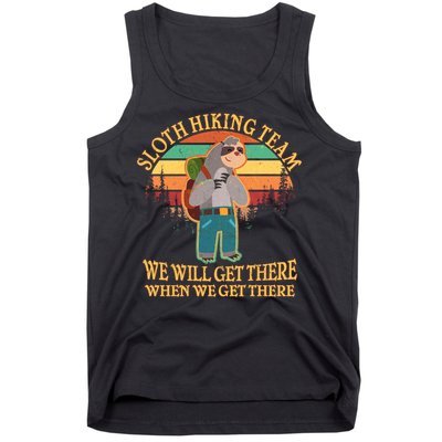 Sloth Hiking Team Tank Top