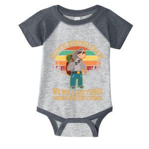 Sloth Hiking Team Infant Baby Jersey Bodysuit