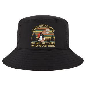 Sloth Hiking Team We Will Get There When We Get There Cool Comfort Performance Bucket Hat