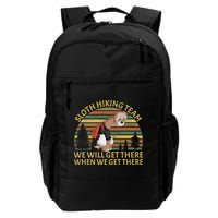 Sloth Hiking Team We Will Get There When We Get There Backpack