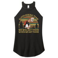Sloth Hiking Team We Will Get There When We Get There Women's Perfect Tri Rocker Tank