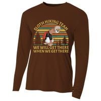 Sloth Hiking Team We Will Get There When We Get There Cooling Performance Long Sleeve Crew