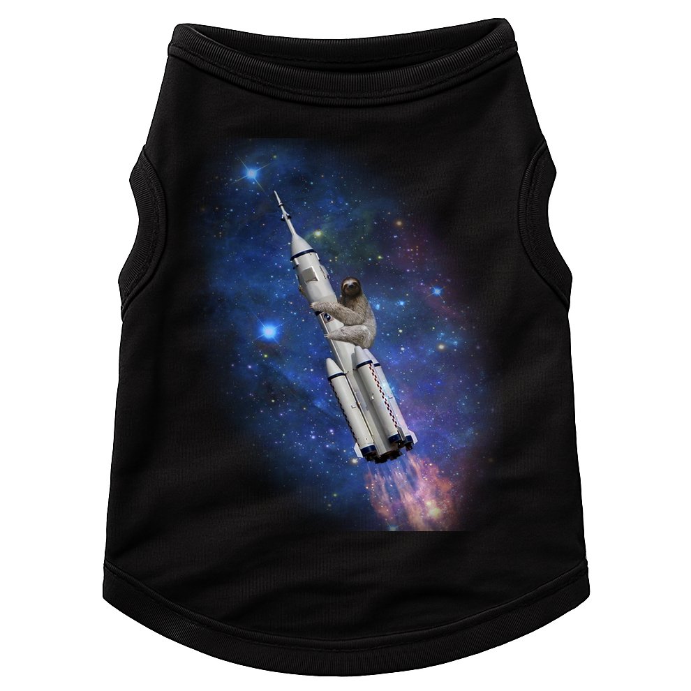 Sloth In Space Rocket ship Doggie Tank