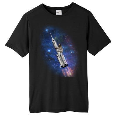 Sloth In Space Rocket ship Tall Fusion ChromaSoft Performance T-Shirt