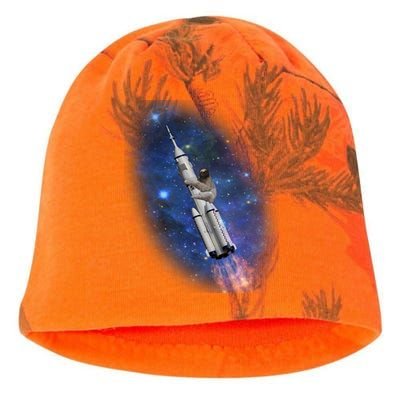 Sloth In Space Rocket ship Kati - Camo Knit Beanie