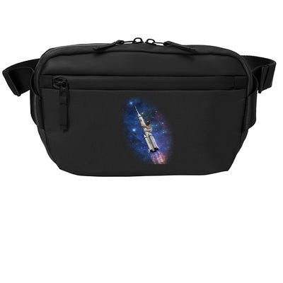 Sloth In Space Rocket ship Crossbody Pack