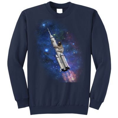 Sloth In Space Rocket ship Sweatshirt