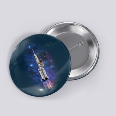 Sloth In Space Rocket ship Button