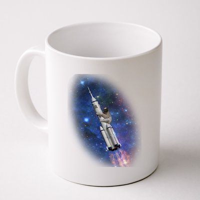 Sloth In Space Rocket ship Coffee Mug