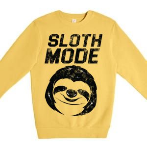 Sloth Mode Premium Crewneck Sweatshirt