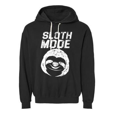 Sloth Mode Garment-Dyed Fleece Hoodie