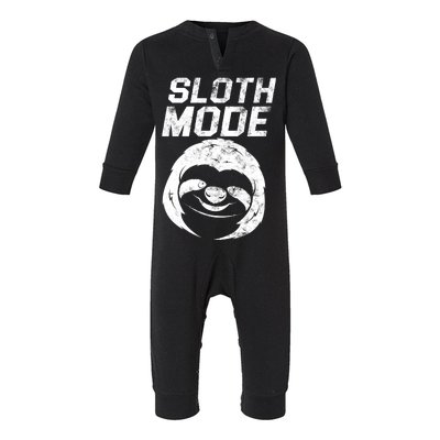 Sloth Mode Infant Fleece One Piece