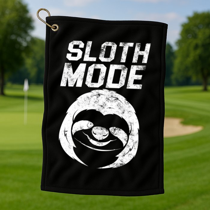 Sloth Mode Golf Towel