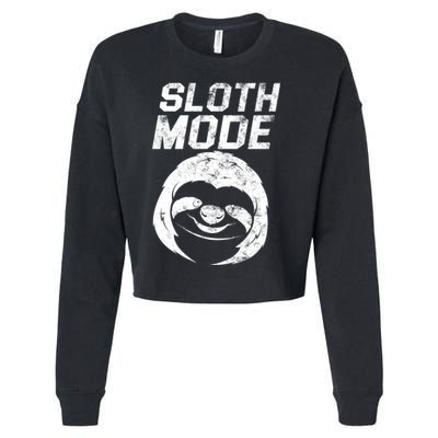 Sloth Mode Cropped Pullover Crew
