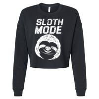 Sloth Mode Cropped Pullover Crew