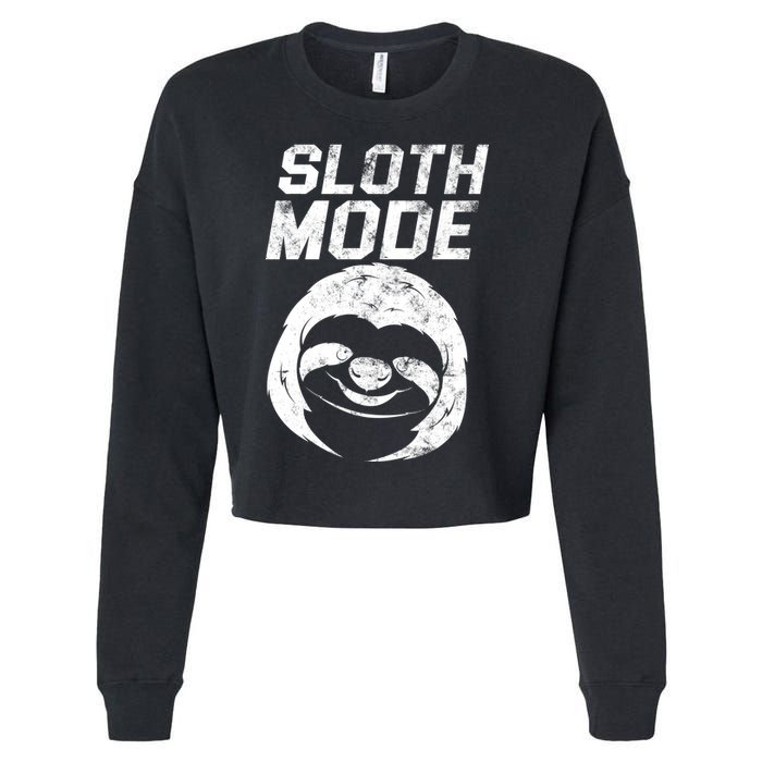 Sloth Mode Cropped Pullover Crew