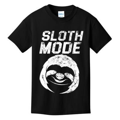 Sloth Mode Kids T-Shirt